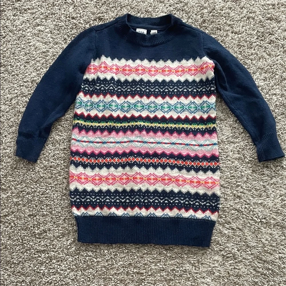 GAP Kids Knit Sweater Dress size XS -Like new